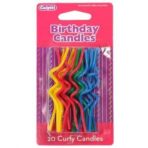 Curly Primary Candle