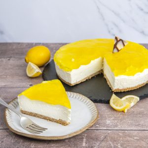 Continental lemon cheesecake