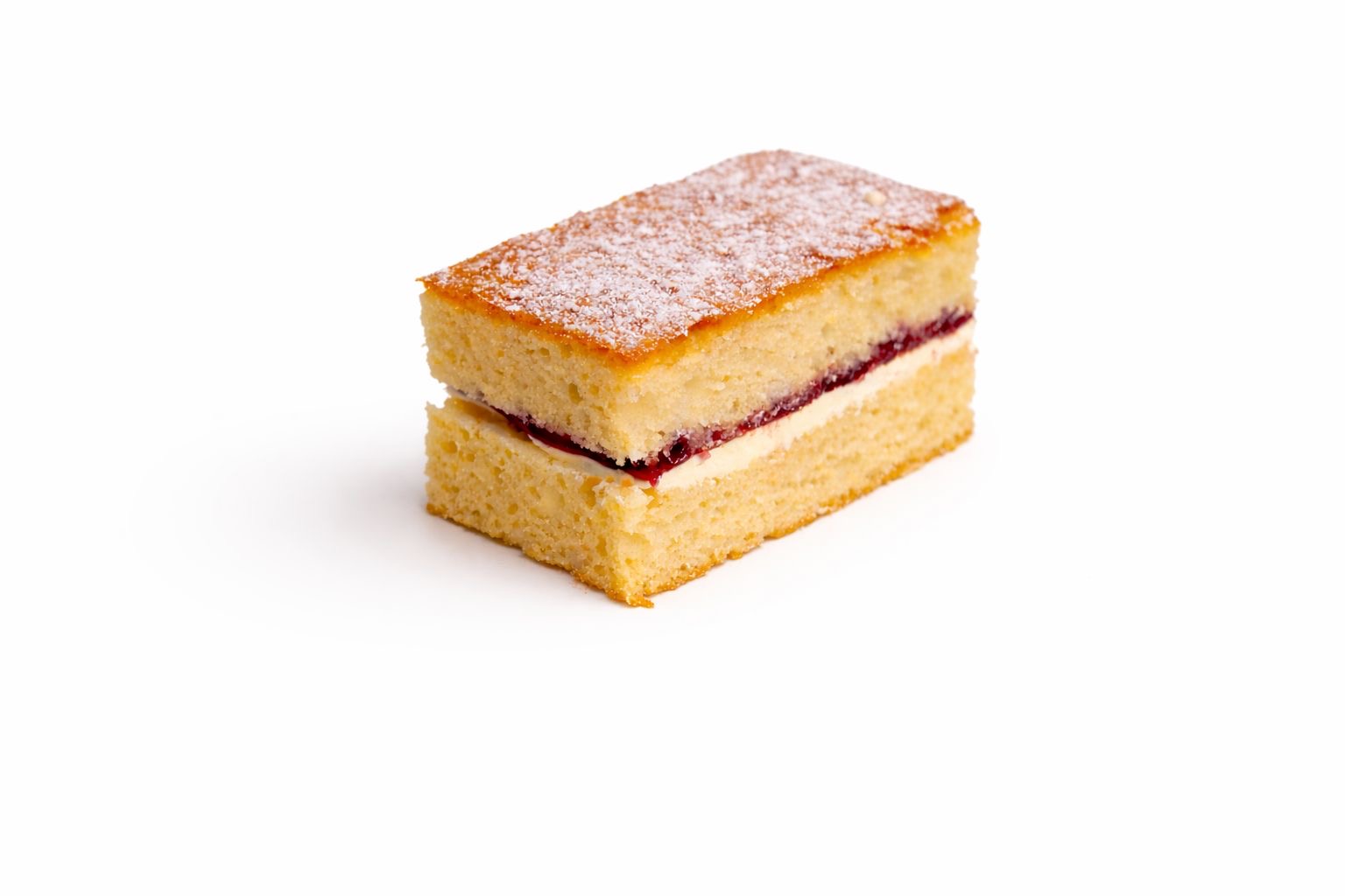 Raspberry Victoria Sponge Traybake